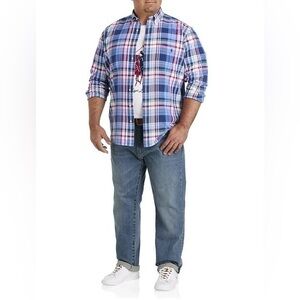 ralph lauren | men’s plaid oxford shirt | extra large